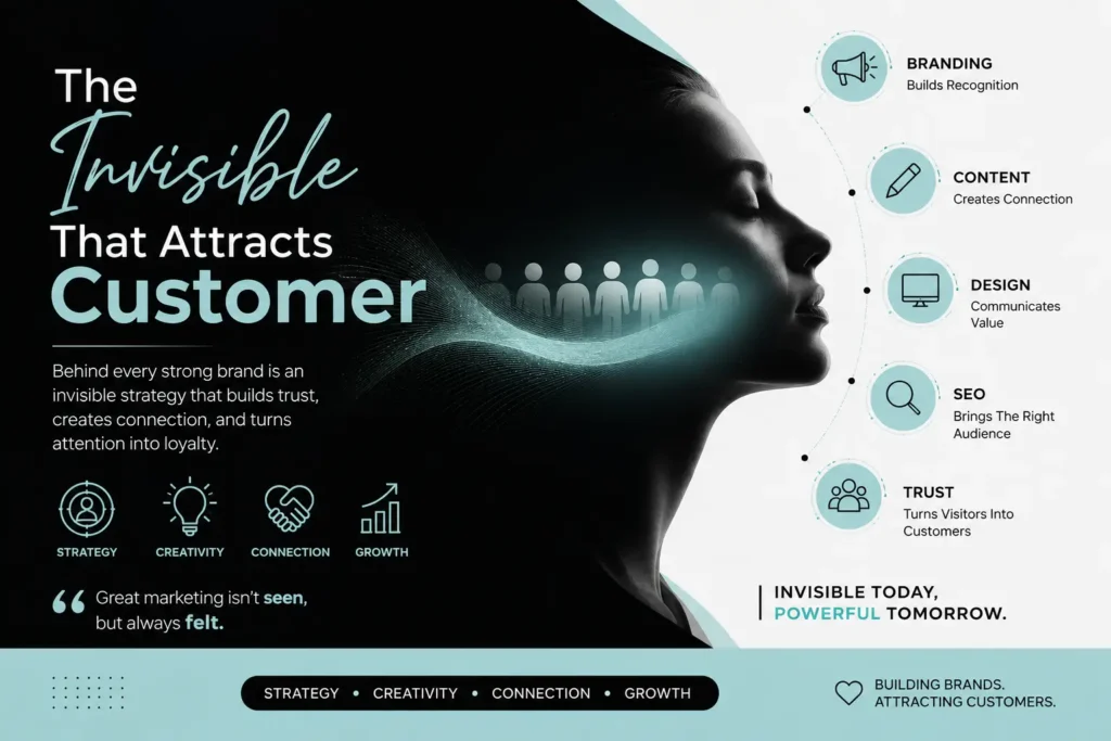 There are other factors besides marketing that draw in customers. In my role as a freelance digital marketing consultant in Qatar, I assist companies in developing trust through branding, SEO, and content tactics that establish enduring relationships prior to the initial transaction.